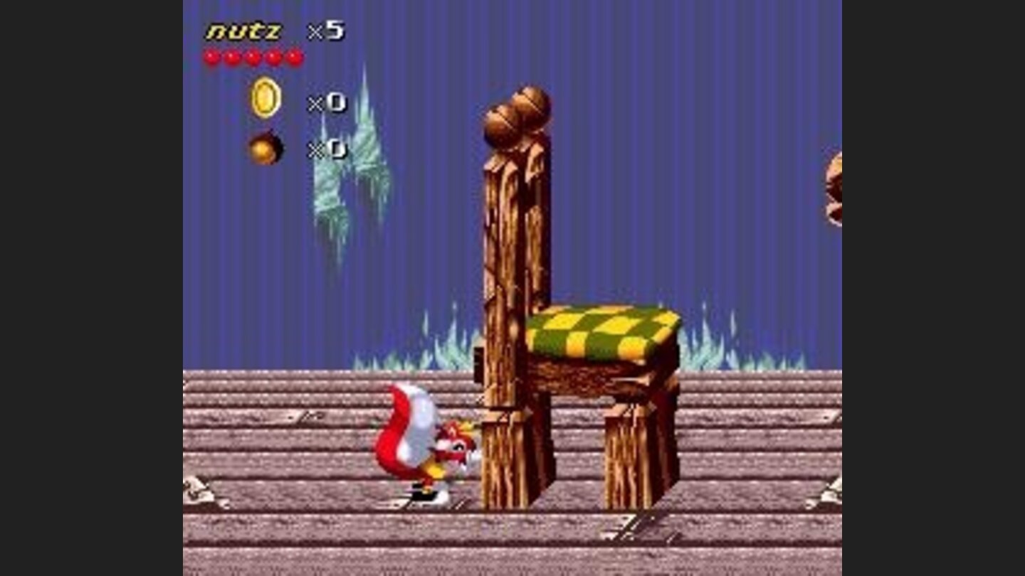 Pushing a chair