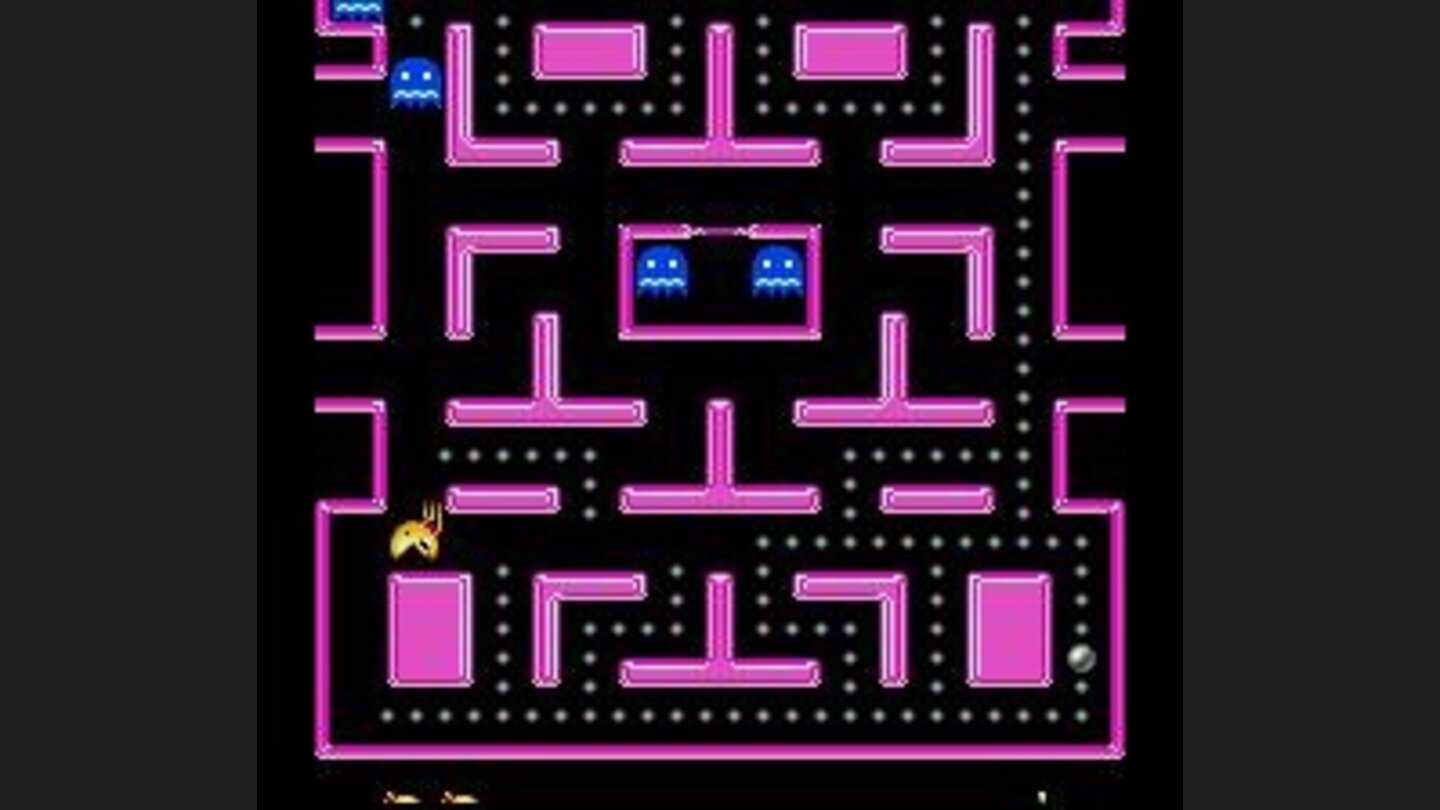 The ghosts are blue - attack them!