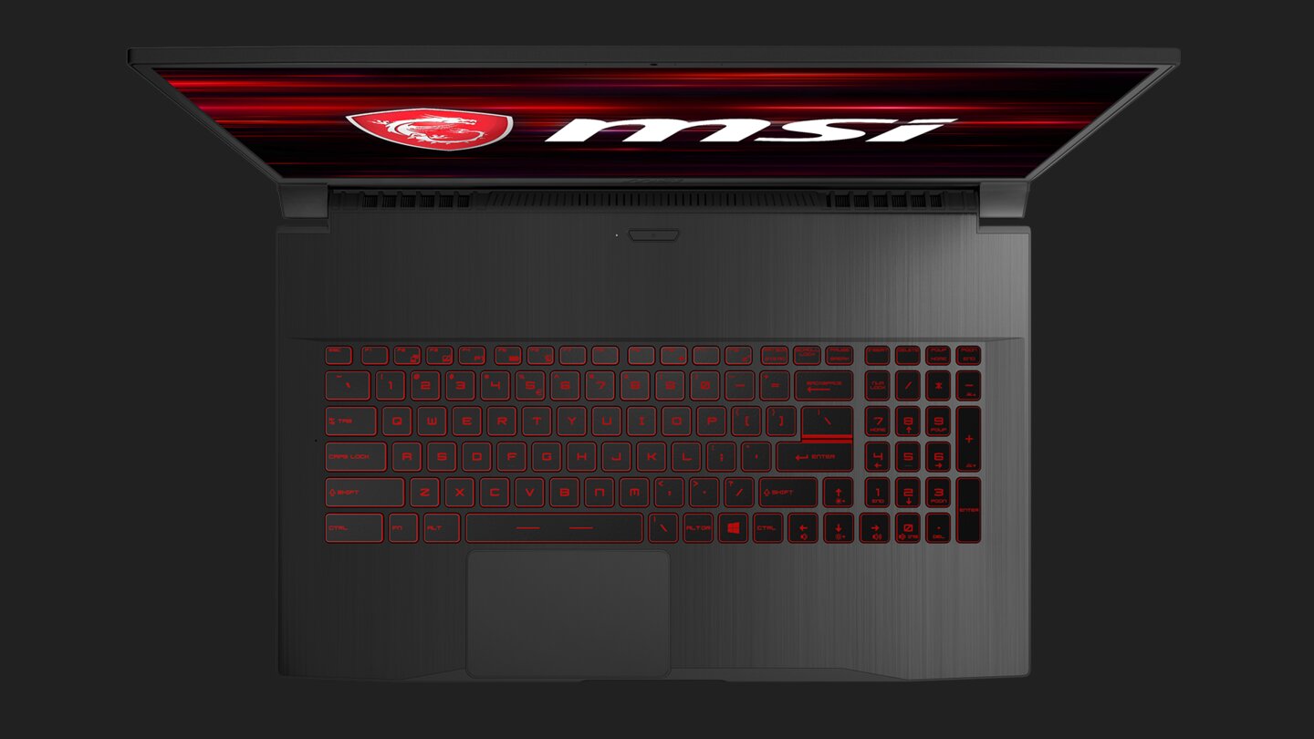 Die Gaming-Tastatur bleibt mit ihrer roten Beleuchtung immer im Blick.