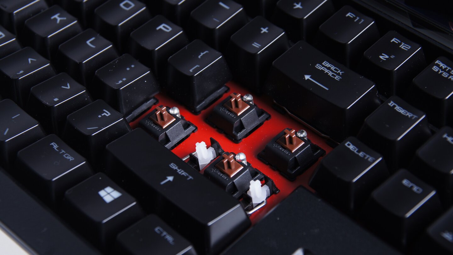 MSI GT80S 6QE - braune Cherry-Schalter