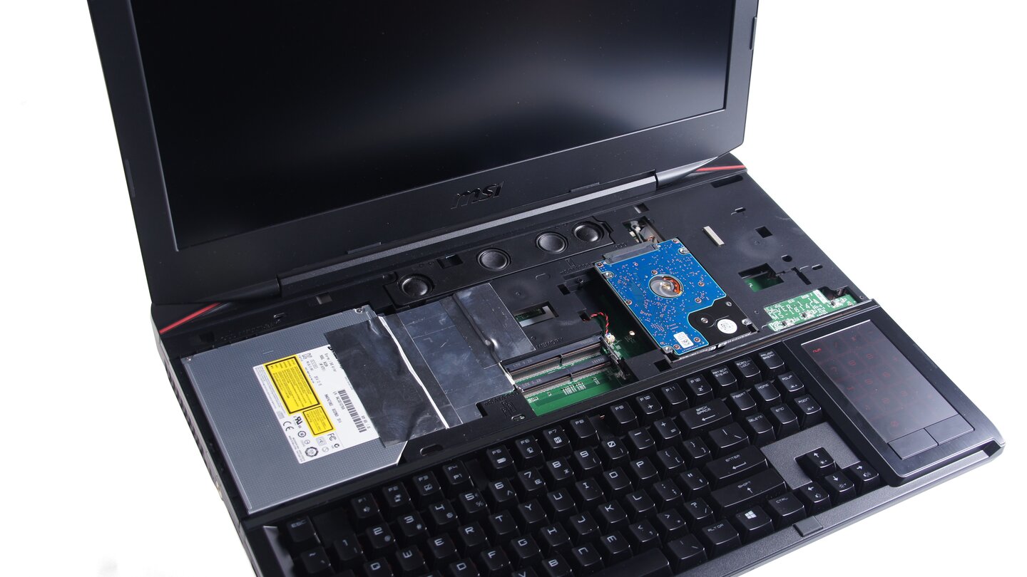 MSI GT80S 6QE - Oberseite offen