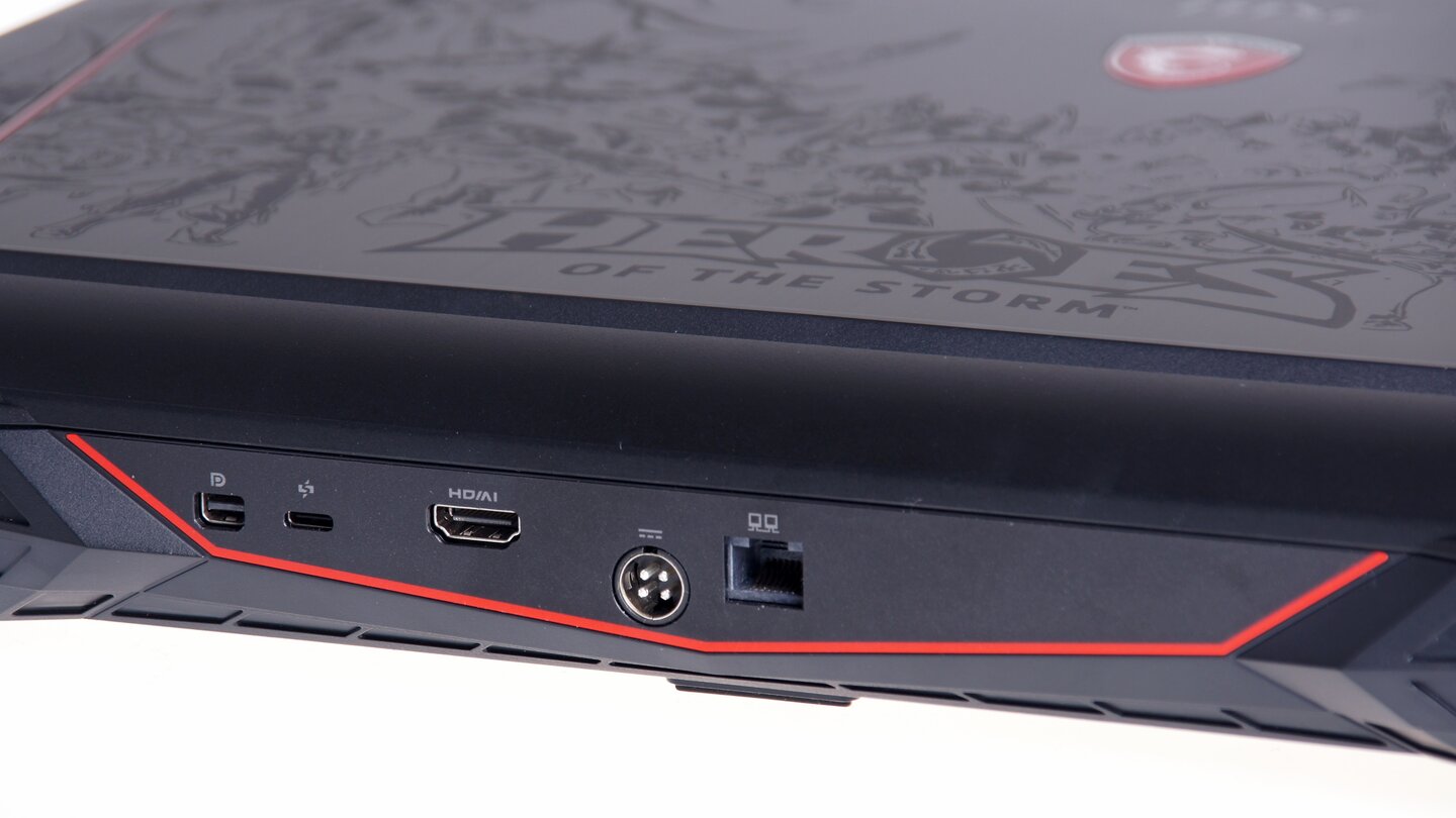 MSI GT80S 6QE - Anschlüsse hinten