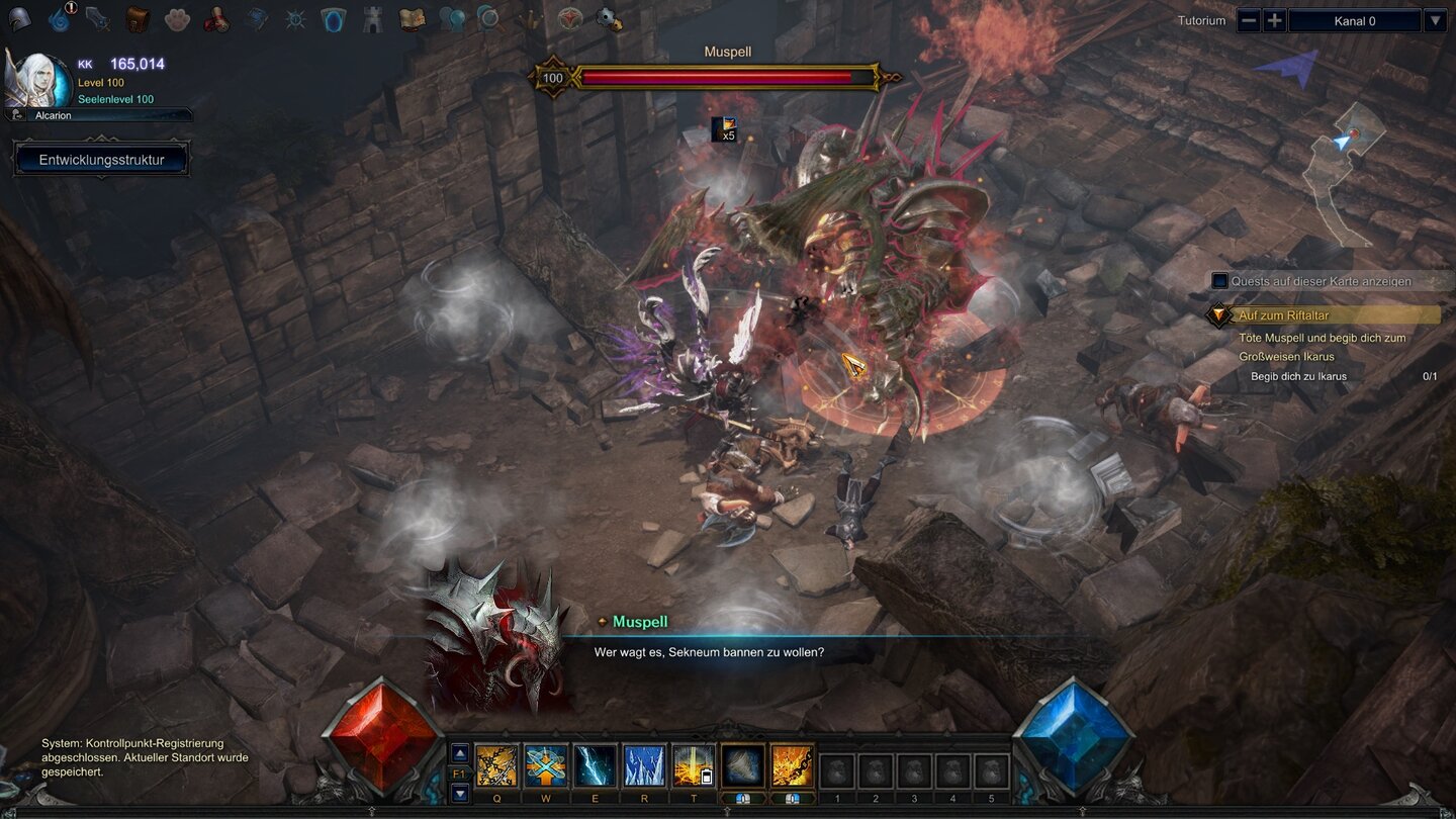 MU LegendDie Story dreht sich um einen dunklen Gott, der aus der Verbannung zurückkehren will.