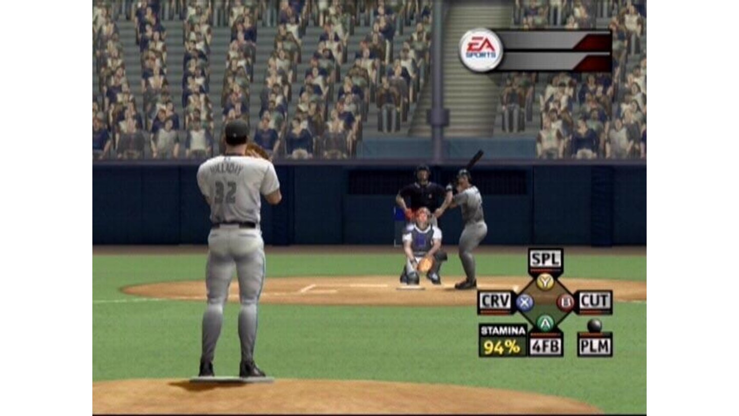 You can view the action from behind the picture instead of the batter.