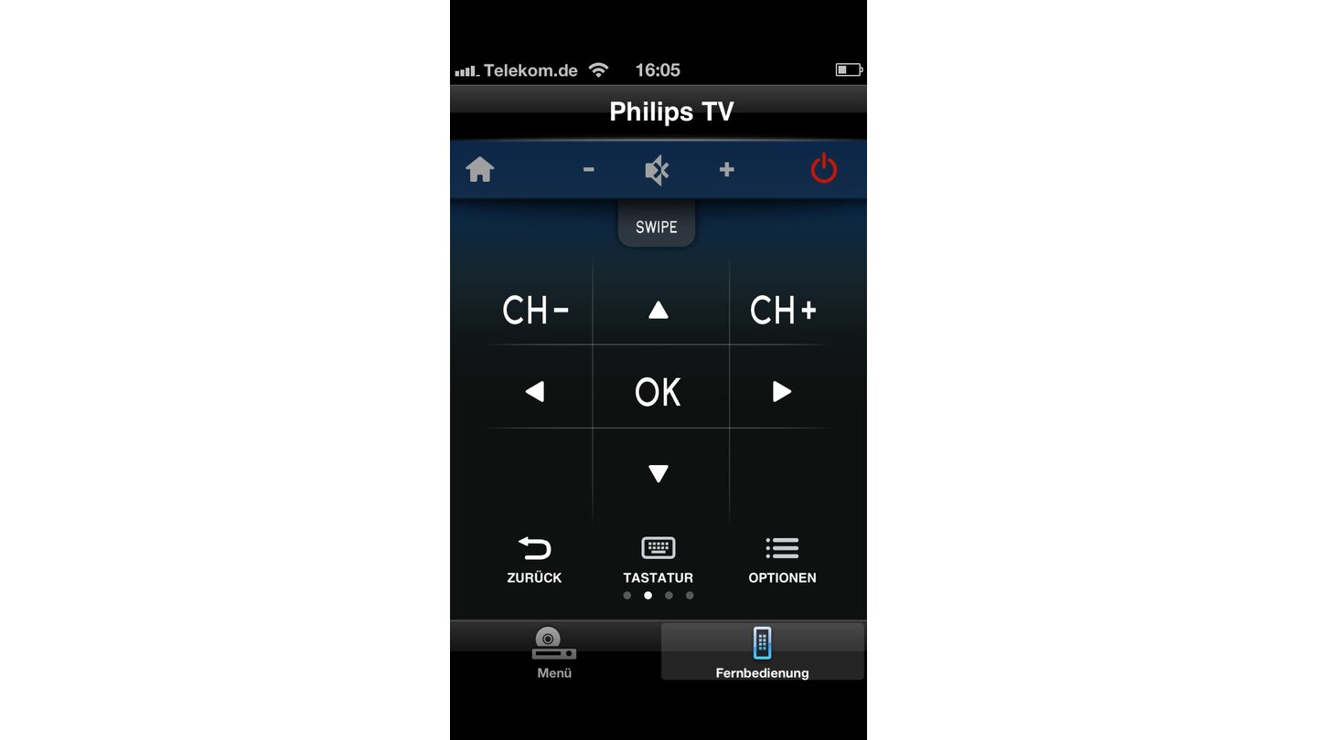 MyRemote-App des Philips 47PFL6008K