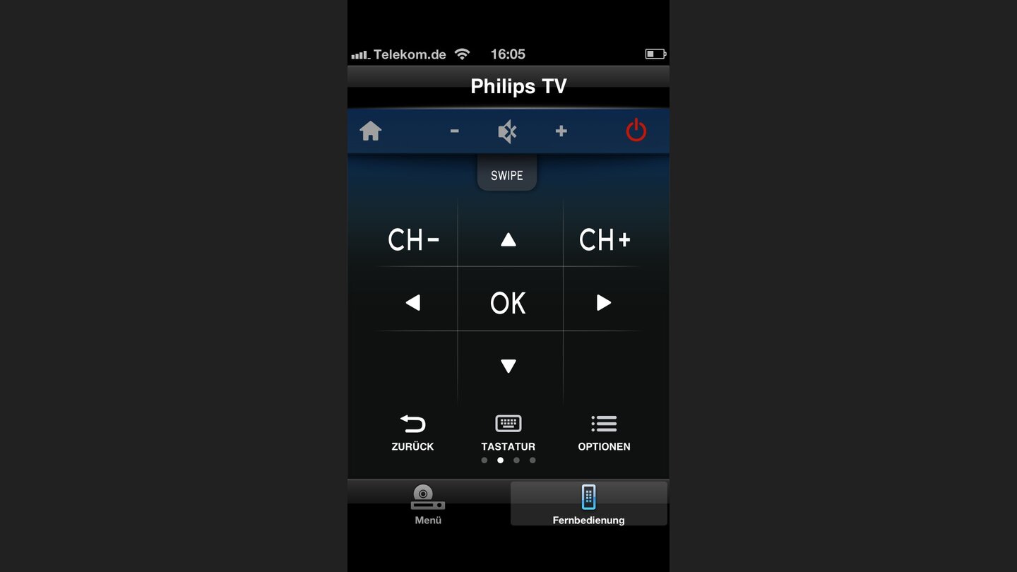 MyRemote-App des Philips 47PFL6008K