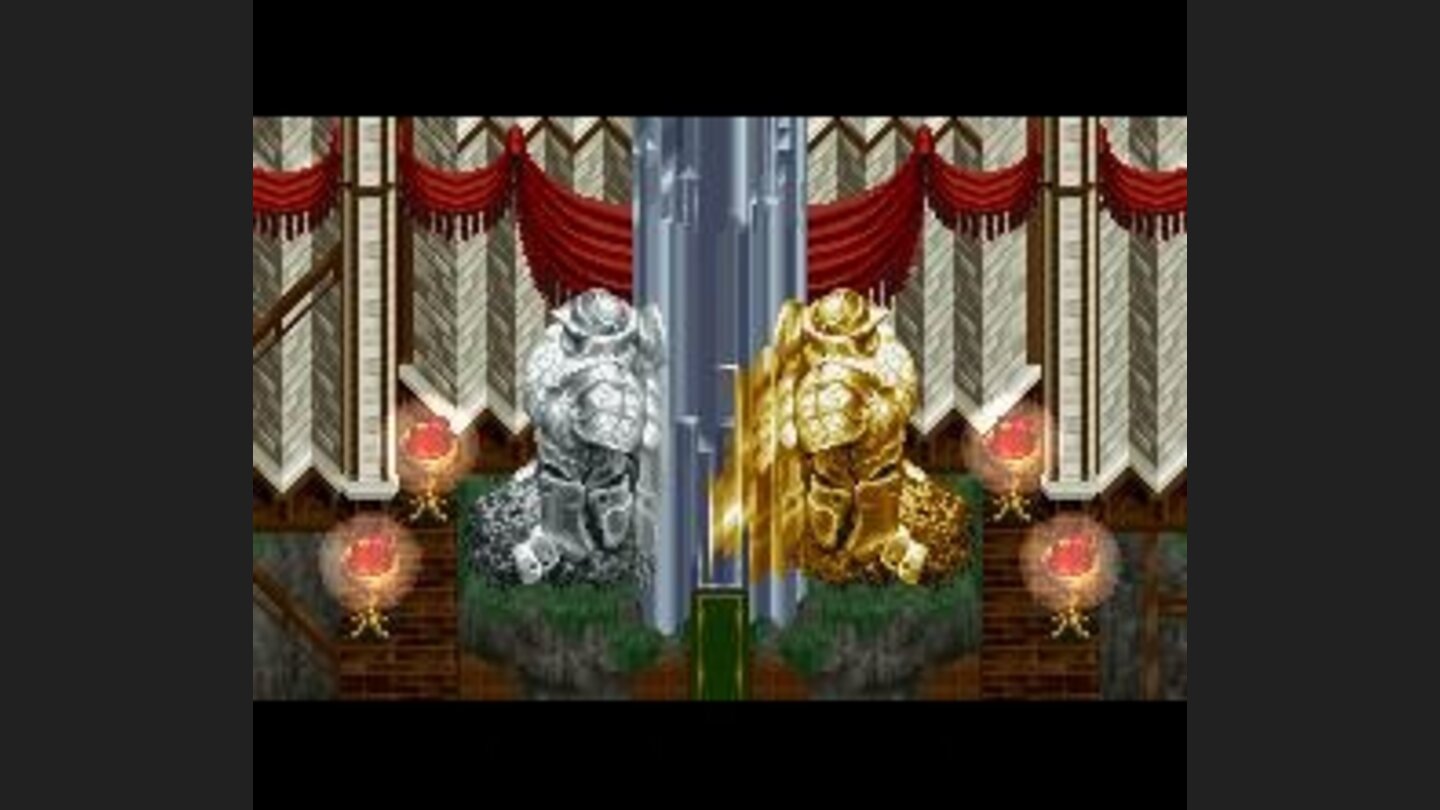 Intro: close-up on the mysterious statue room