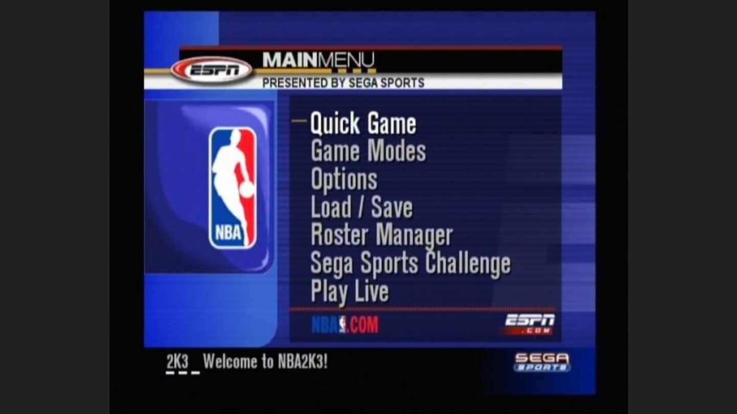 Main Menu