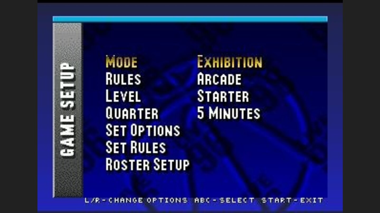 Main menu