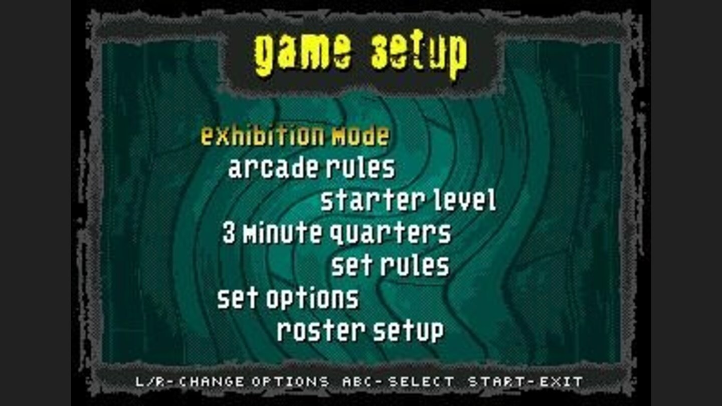 Main menu