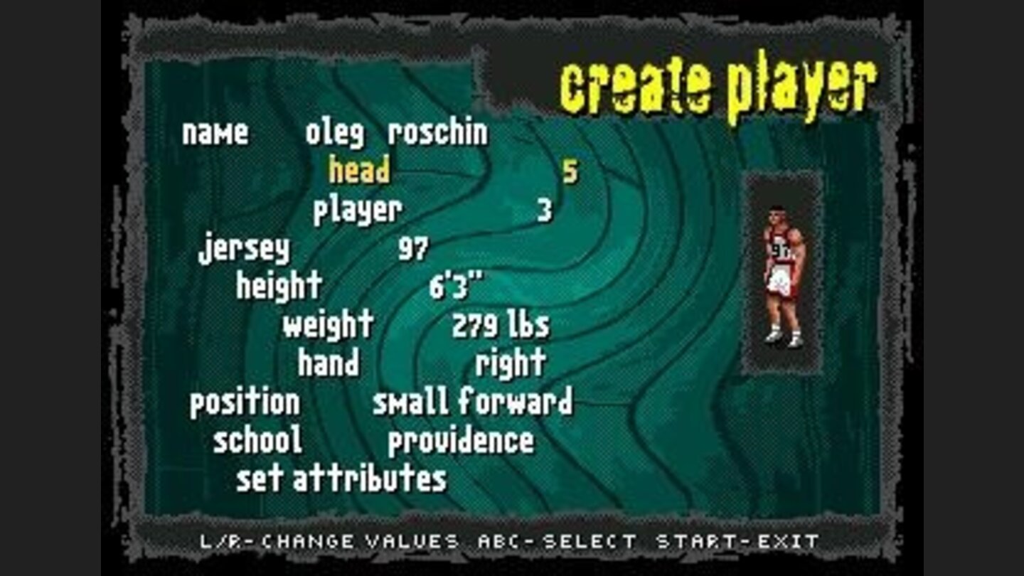 Creating a player, customizing head, etc.