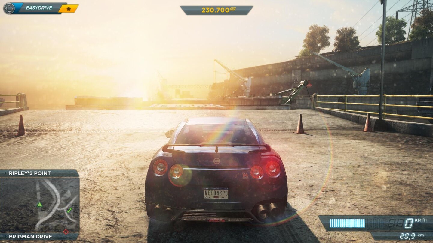 Need for Speed Most Wanted Lichtstreuung Ein