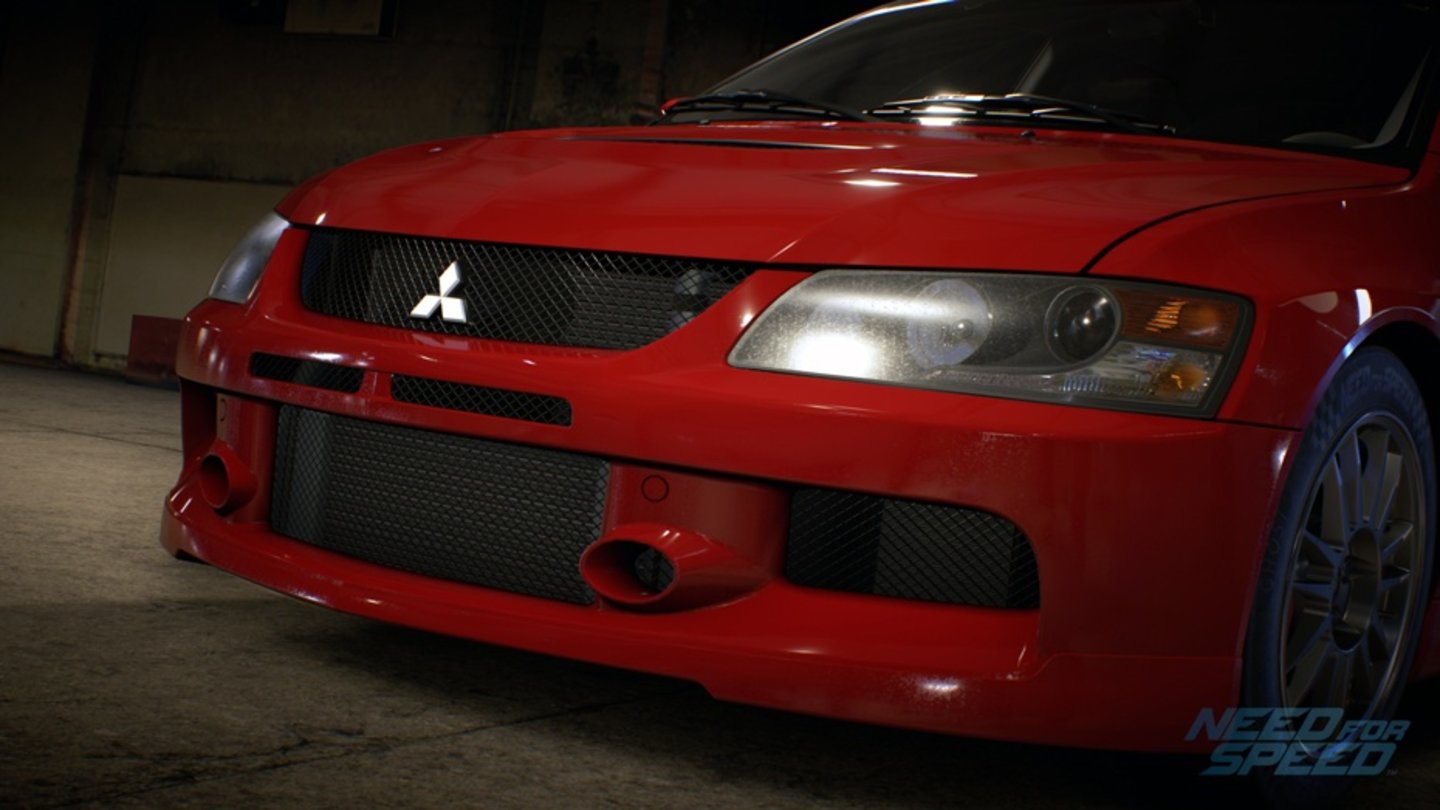 Need for Speed - Screenshots der Fahrzeuge - MITSUBISHI LANCER EVOLUTION MR