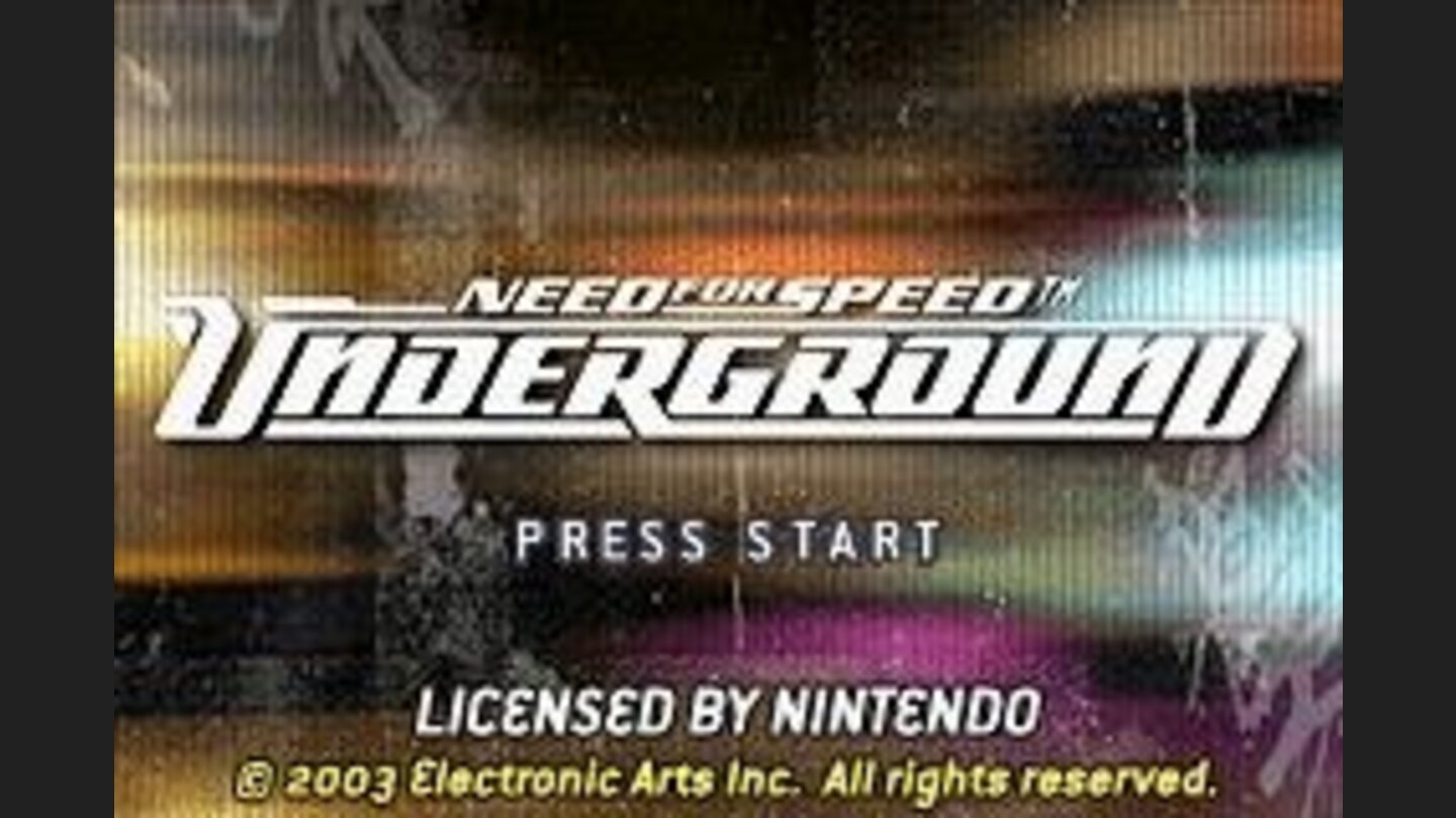 Title screen.