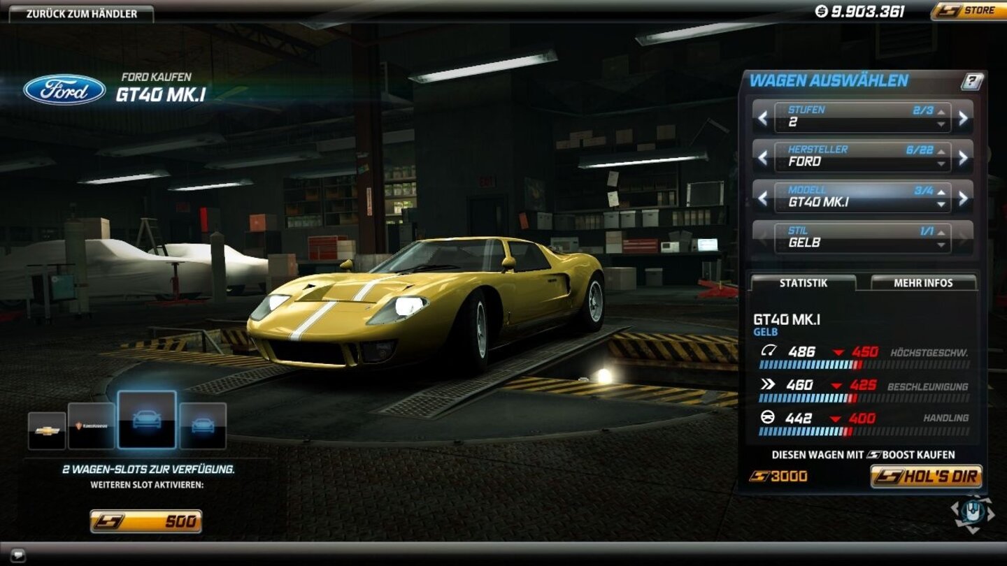 Need for Speed: World - Die Autos