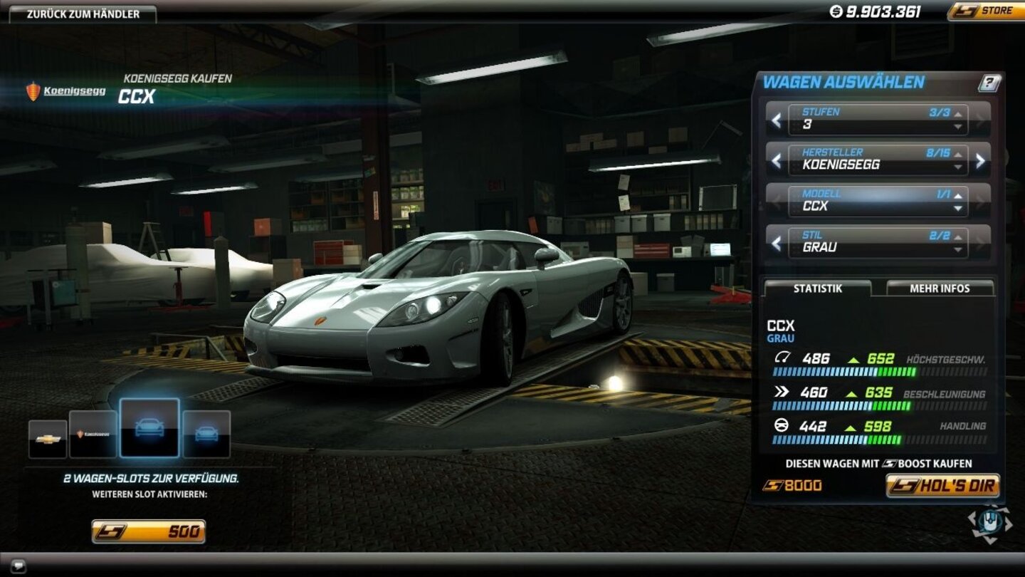 Need for Speed: World - Die Autos