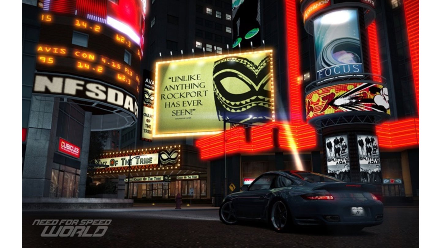 Need for Speed WorldScreenshot vom Nachtmodus