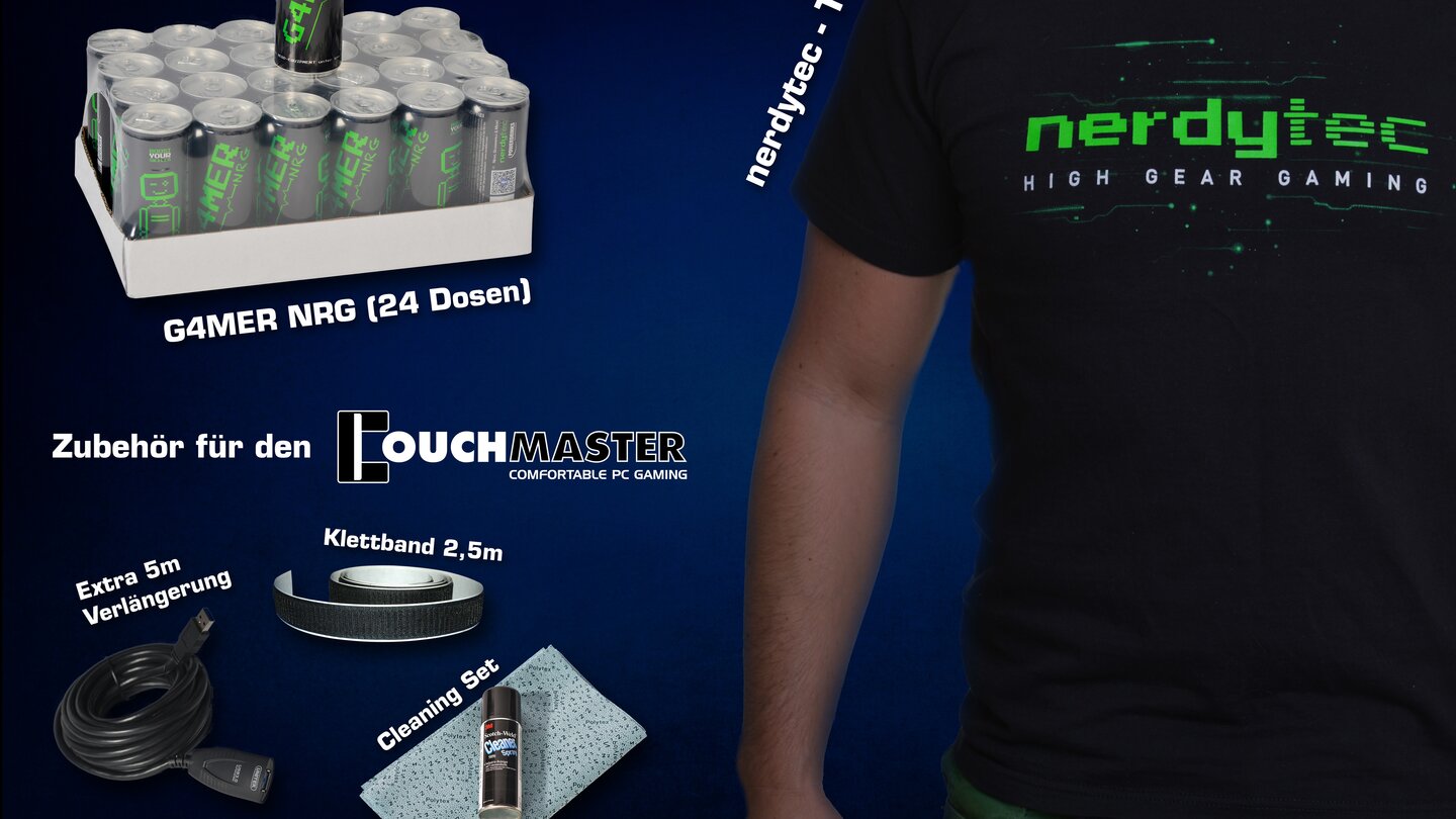 Nerdytec Couchmaster beim Adventskalender 2014