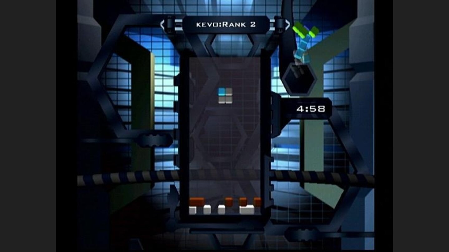 The Next Tetris usually starts you off with junk to clear.