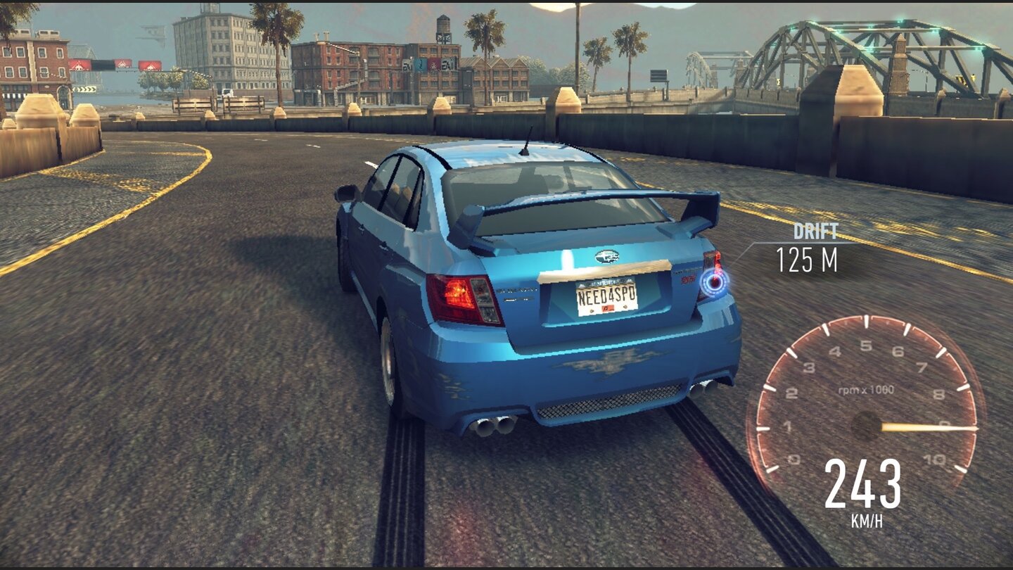 Need for Speed: No LimitsDie Driftmechanik wirkt aufgesetzt und wenig durchdacht – das Rutschen kostet derart viel Geschwindigkeit, dass man lieber stinknormal durch die Kurven fährt.