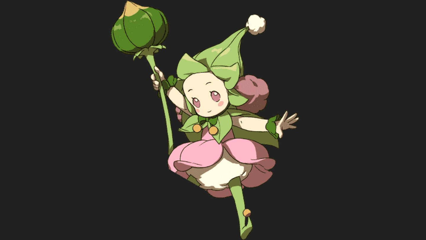 Blütchen: Eine Art Blütenfee, die Blumen beim Blühen hilft und einfach lieb, süß und loyal ist.