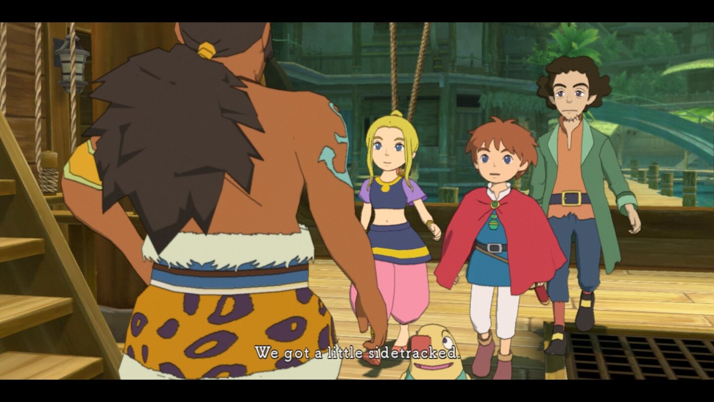 Ni no Kuni: Der Fluch der weißen KöniginIm Laufe des Abenteuers, wächst die Heldenallianz auf 4 Mitglieder an.
