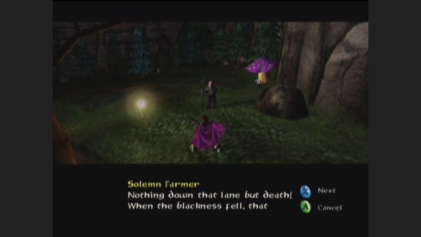 Chatting with the local farmers.
