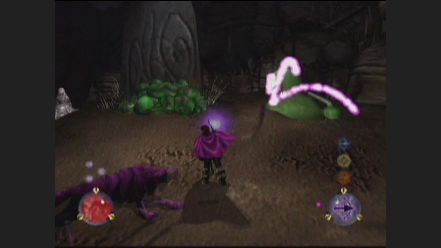 Those green mounds are monster generators and will continue to spit out fresh foes until they are destroyed.
