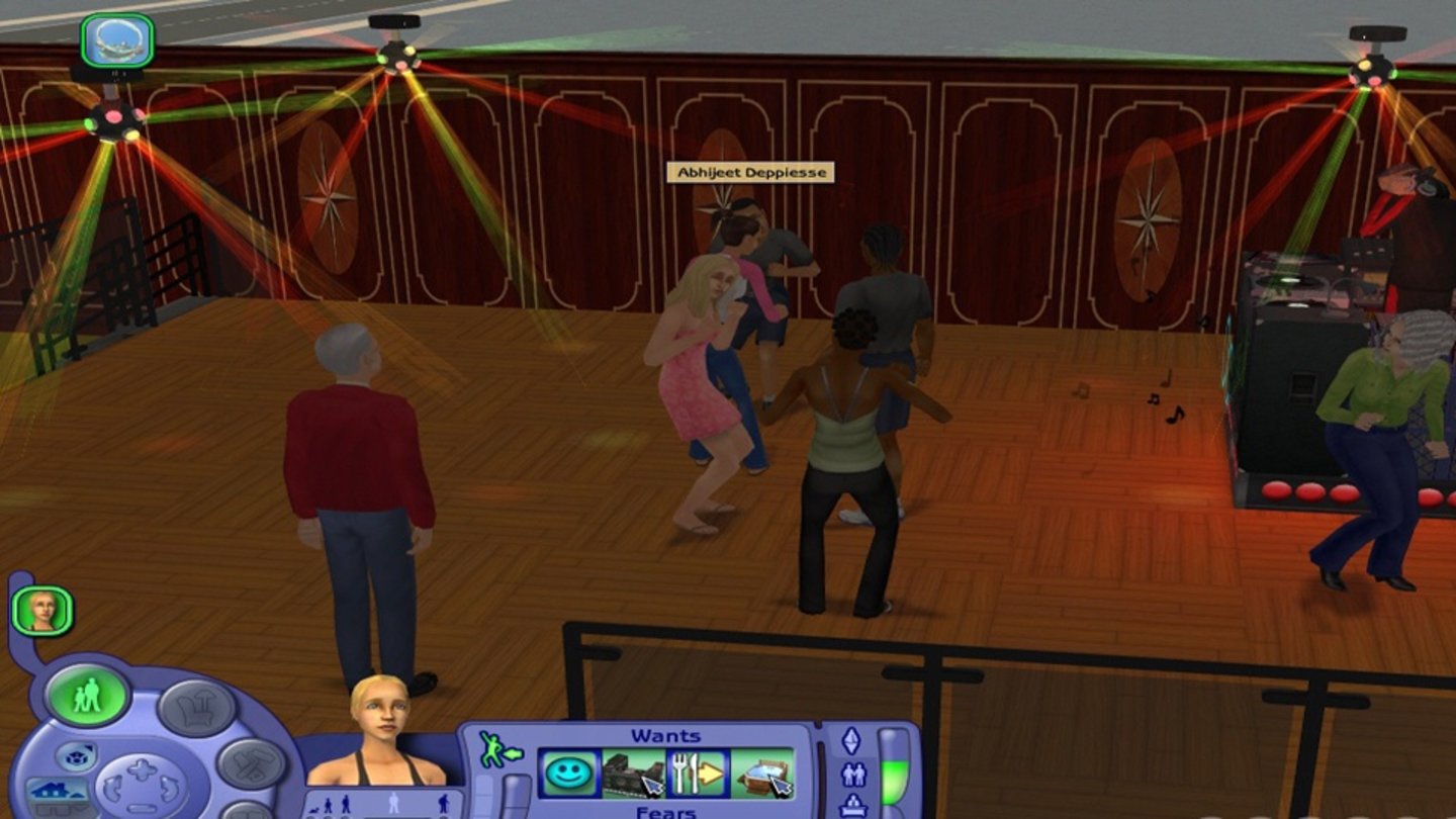 Die Sims 2: Nightlife (2005) Nightlife von 2005 stellt die abendlichen Aktivitäten der Sims in den Mittelpunkt. Mit dem eigenen Auto können sie nach Downtown fahren, um zu feiern oder einen Partner kennenzulernen – An- und Abtörner bestimmen noch genauer, wie gut sich verschiedene Sims verstehen. Die größte Neuerung von Nightlife ist aber der Vampirismus. Der Spieler kann sich mit Vampiren anfreunden und später selbst unsterblich werden. Der Tag- und Nachtrhythmus wird auf den Kopf gestellt, weil die Bedürfnisse von Vampiren in der Nacht nicht beachtet werden müssen und sie tagsüber in ihrem Sarg schlafen.