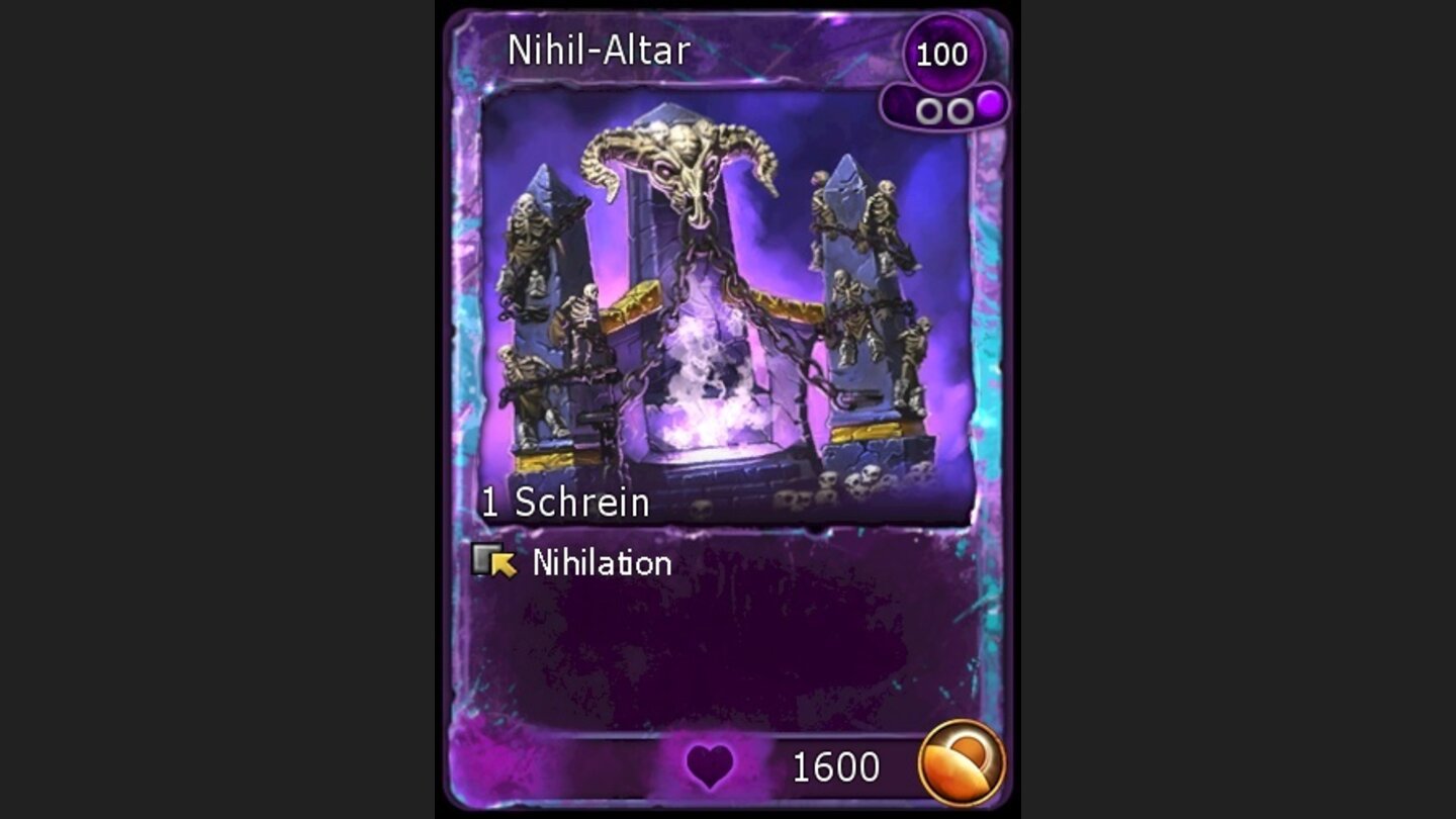 Battleforge - Schatten-Deck: Nihil-Altar