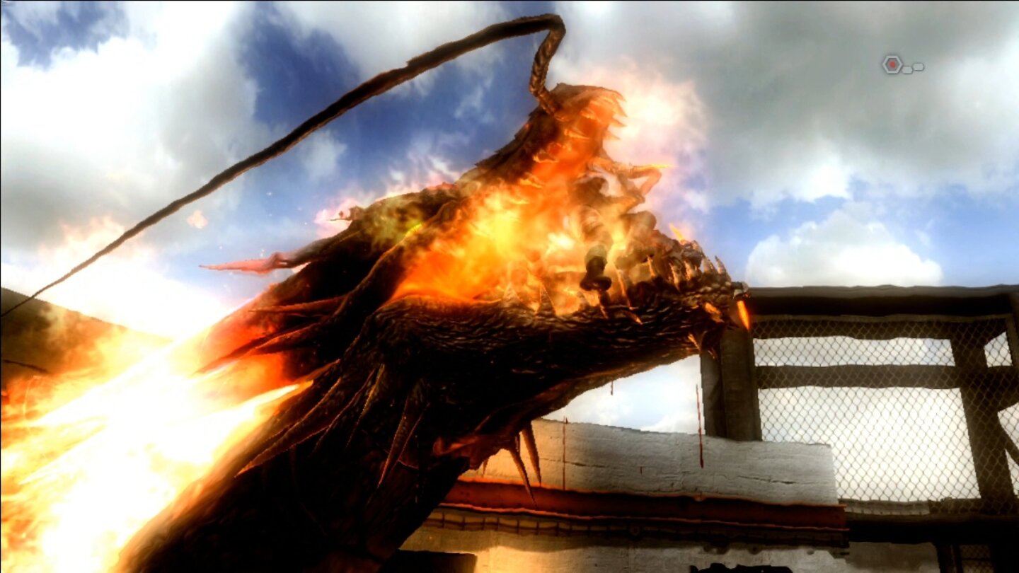 Ninja Gaiden 3... der sich schließlich an den schreienden Gegnern gütlich tut.