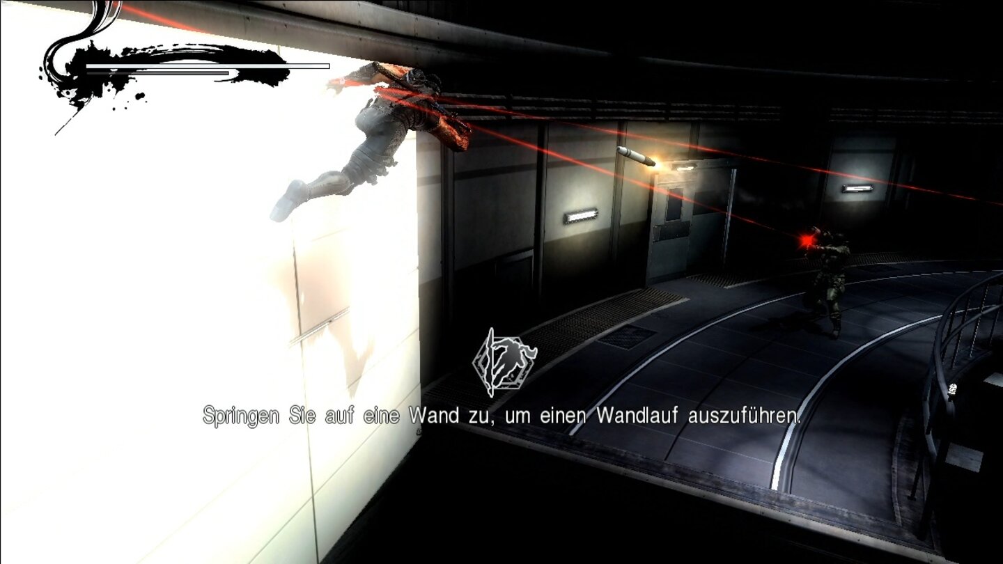 Ninja Gaiden 3Wie jeder anständige Ninja beherrscht auch Hayabusa den praktischen Wandlauf.