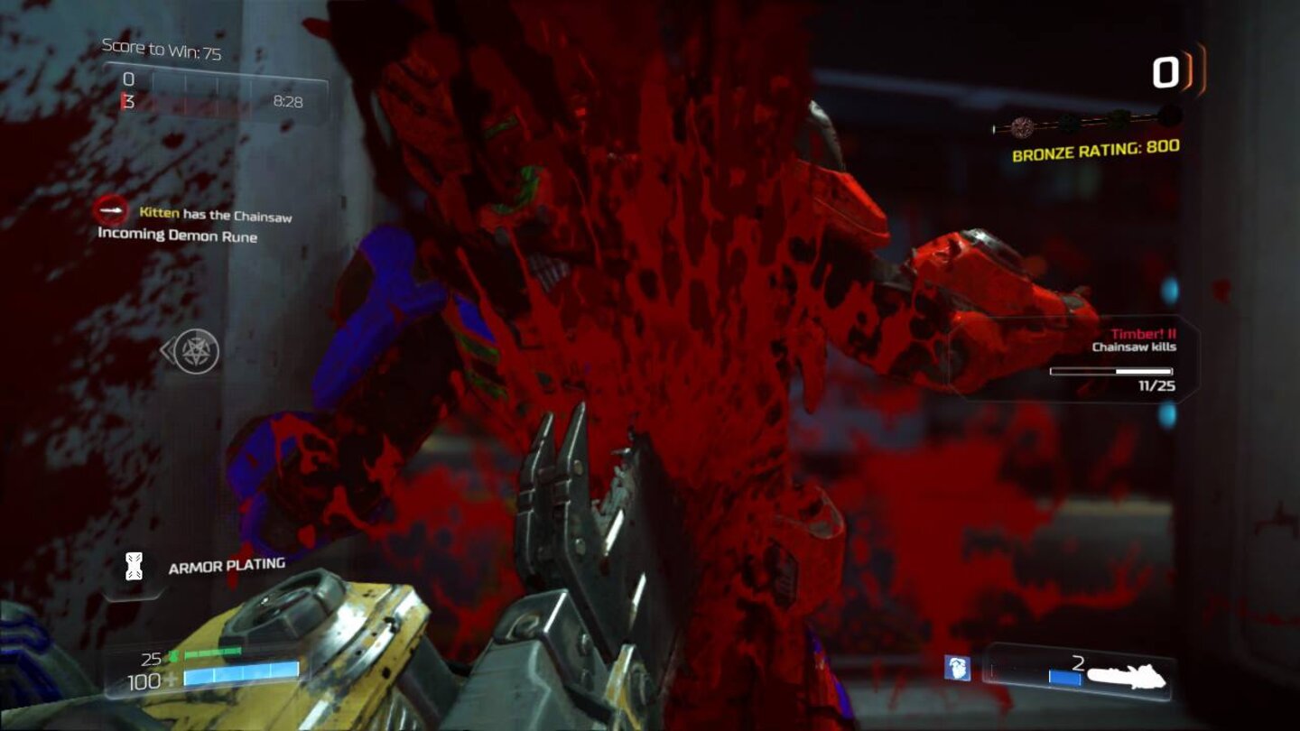 Doom ist auf der Switch stellenweise einfach nur hässlich. Meinem Spielspaß schadet das nicht.