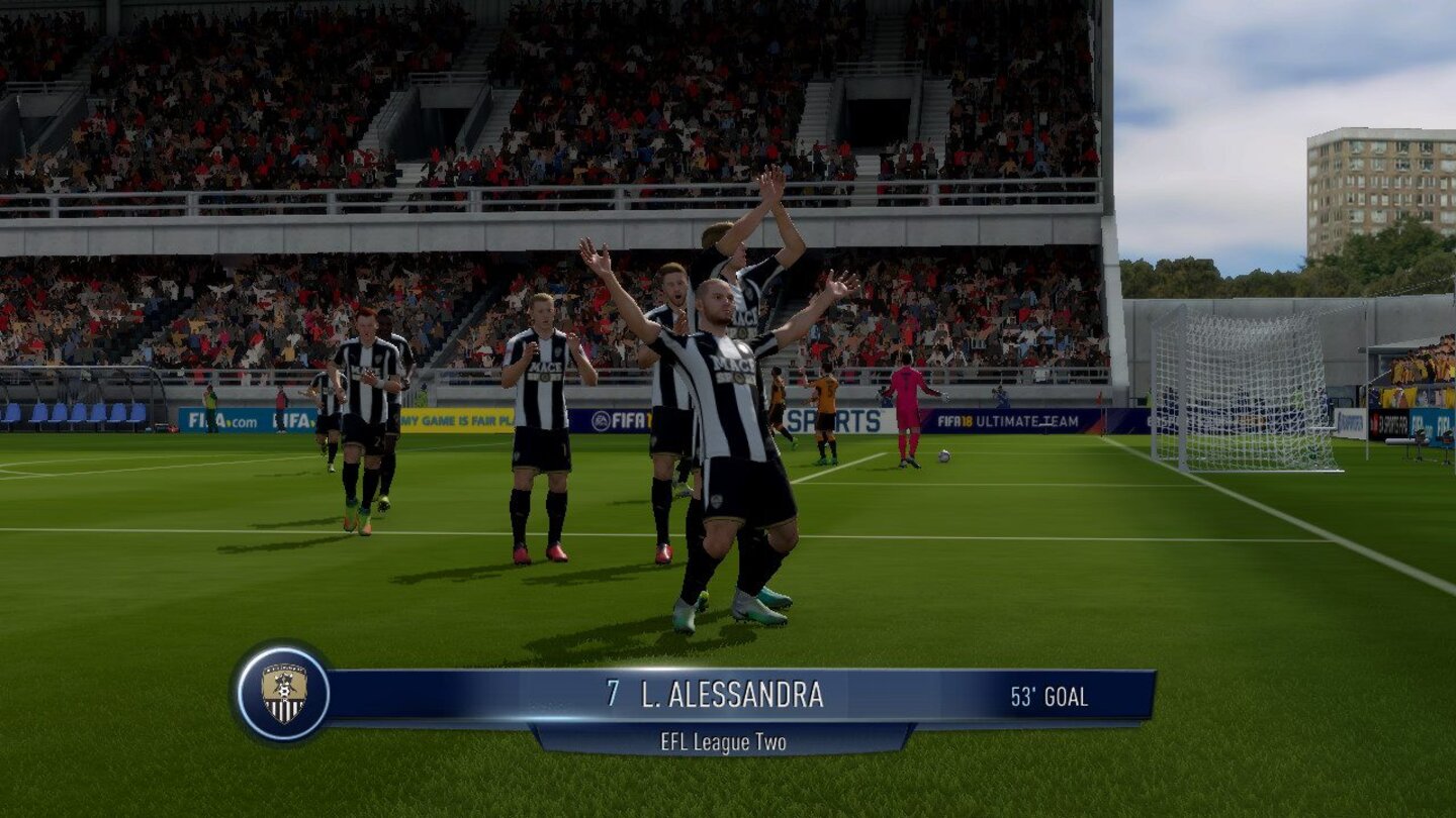 In FIFA 18 auf der Switch spiele ich selbstverständlich als Notts County.