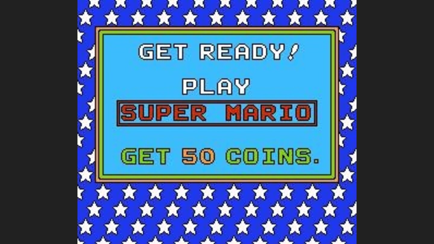 Play Super Mario - Get 50 coins