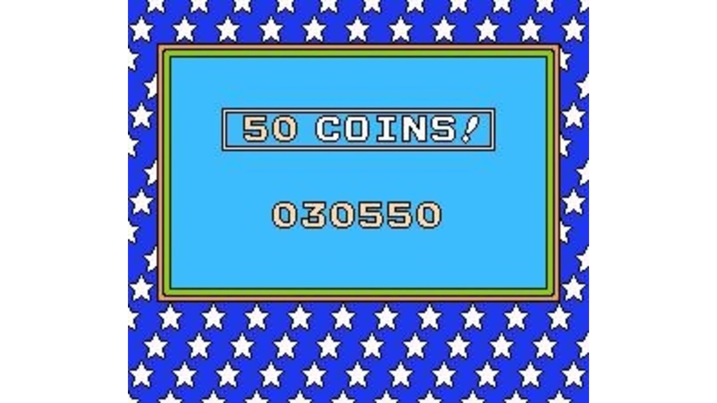 Your score after getting 50 coins in Super Mario.