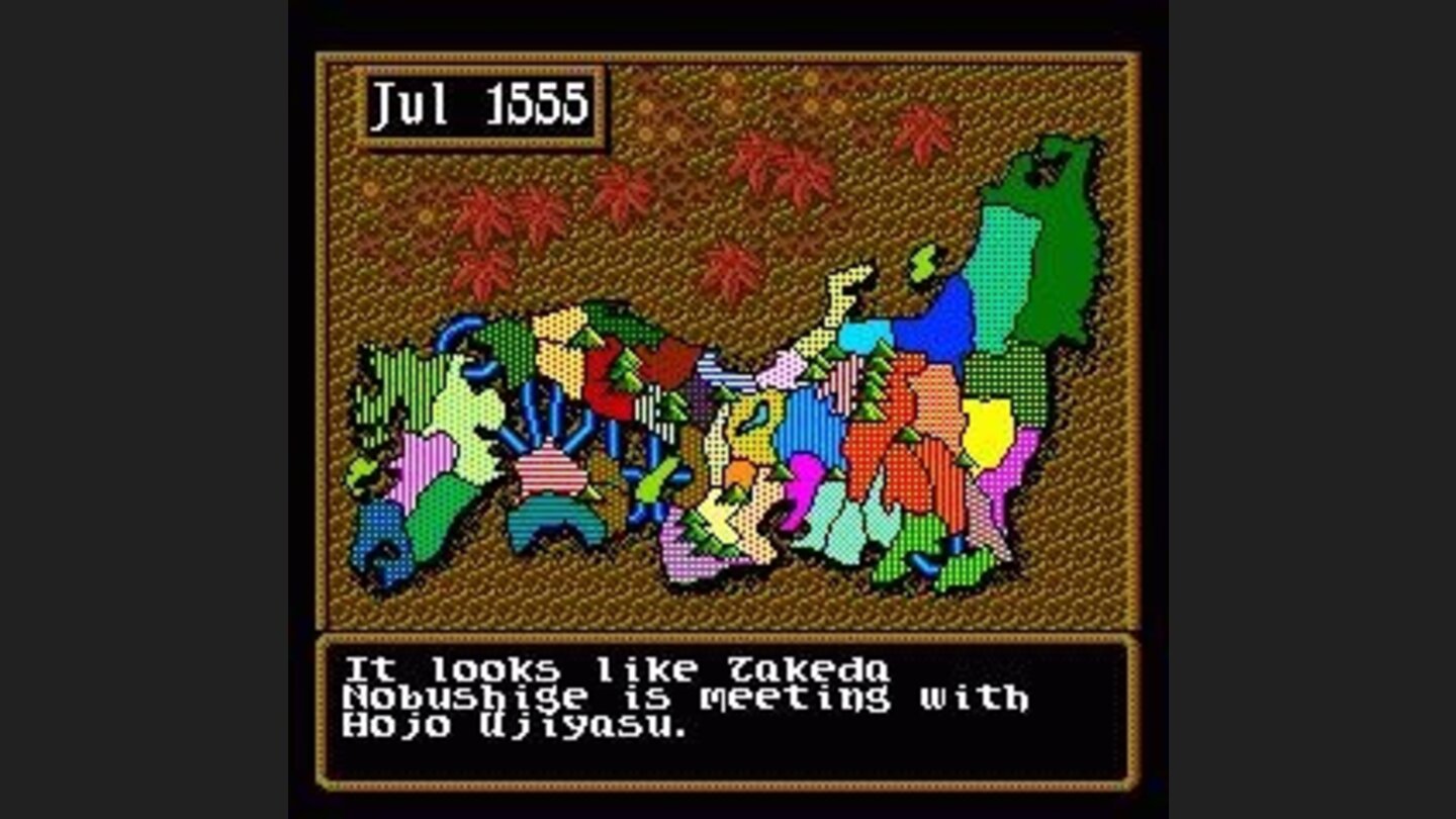 Two daimyo have a meeting