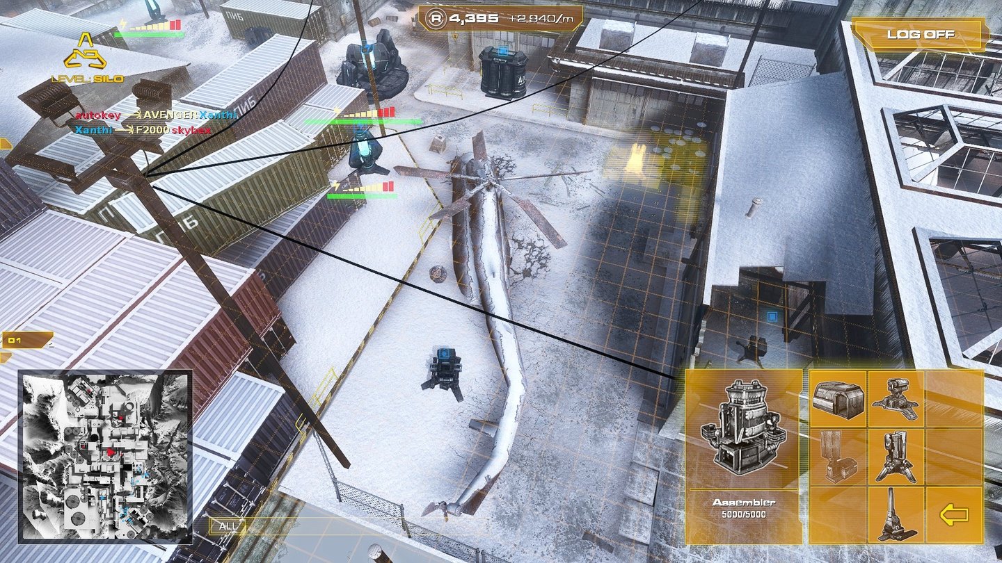 Nuclear DawnDer Multiplayer-Shooter Nuclear Dawn greift neben klassischen Elementen des Shooter-Genres auch auf Dinge zurück, die wir aus Strategiespielen kennen. So lassen sich Gebäude und Verteidigungsanlagen errichten. Dies geschiet über die Strategieansicht, die auf diesen Screenshots zu sehen ist.