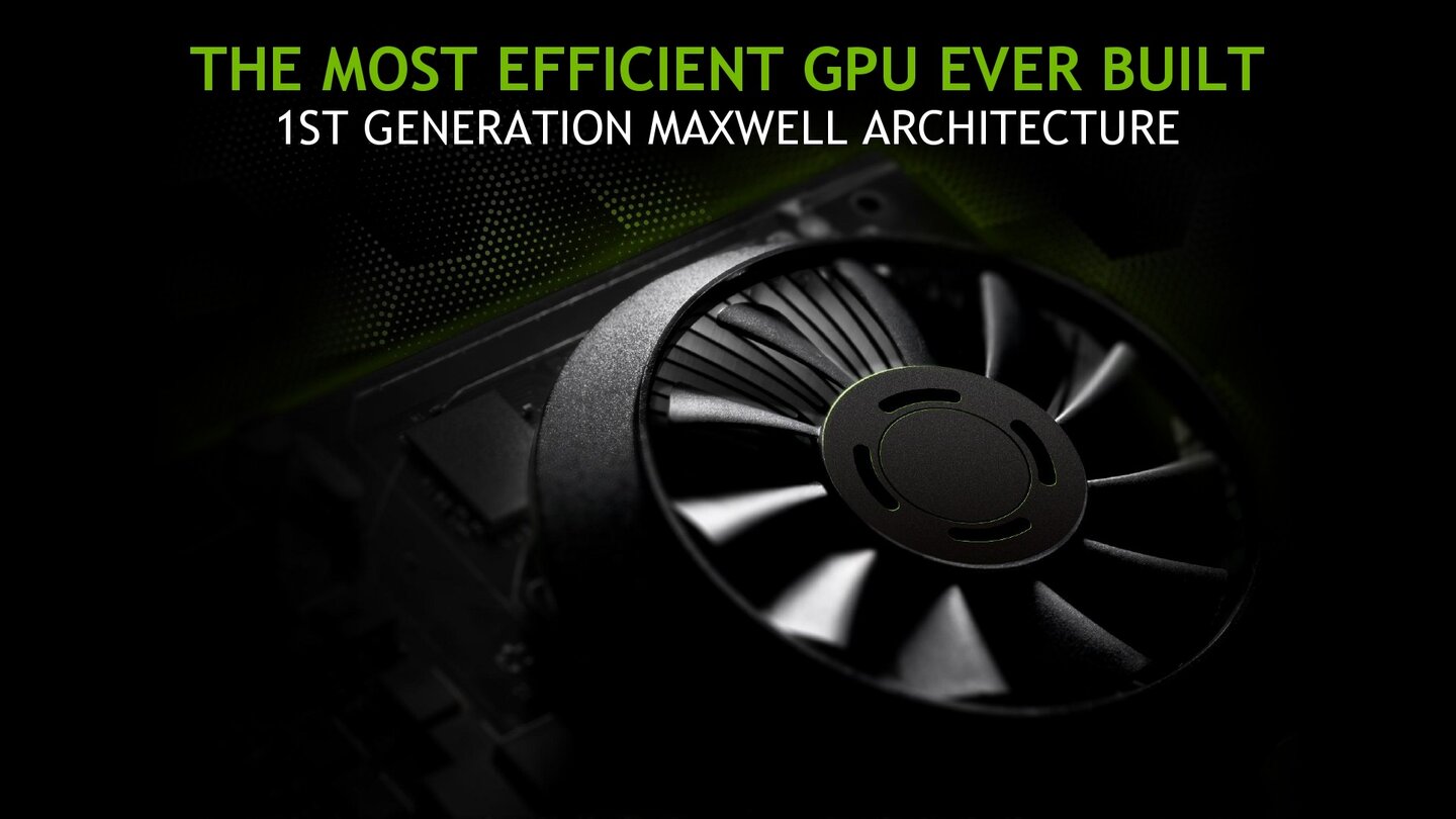 Nvidia Geforce GTX 750Ti Herstellerpräsentation