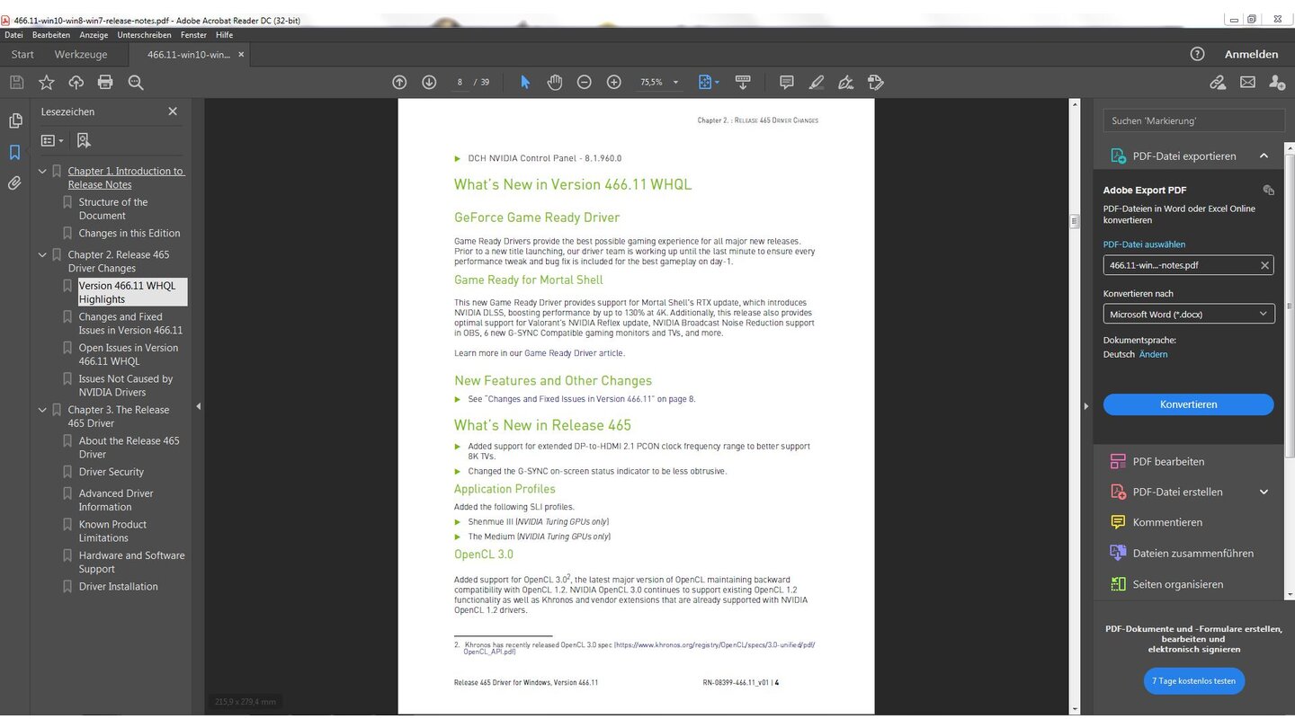 Nvidia-Treiber Änderungen 3 PDF