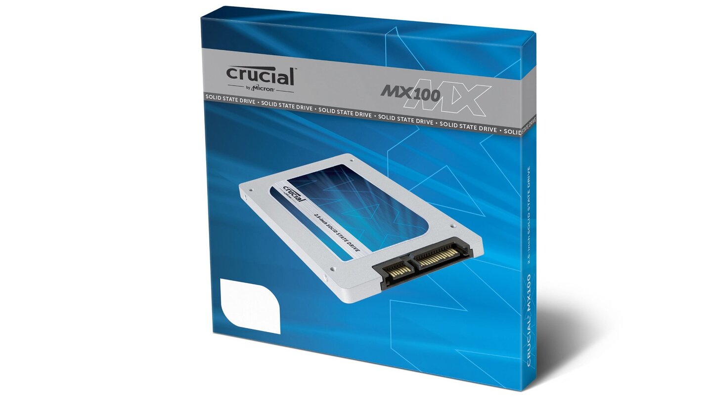In der Nomenklatur von Crucial ist die MX100 die Einsteiger-SSD, während die M550-Serie das Topmodell darstellt.