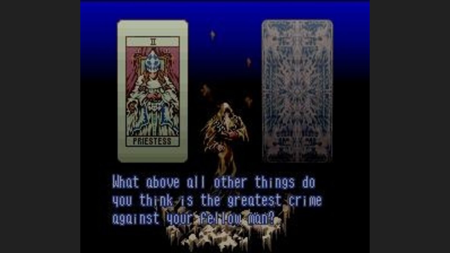 These questions along with specific tarots generate your character