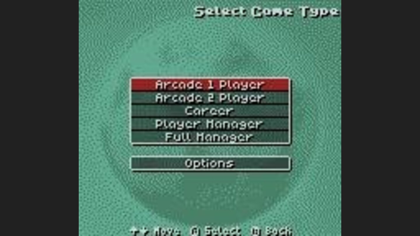 Game Type Selection