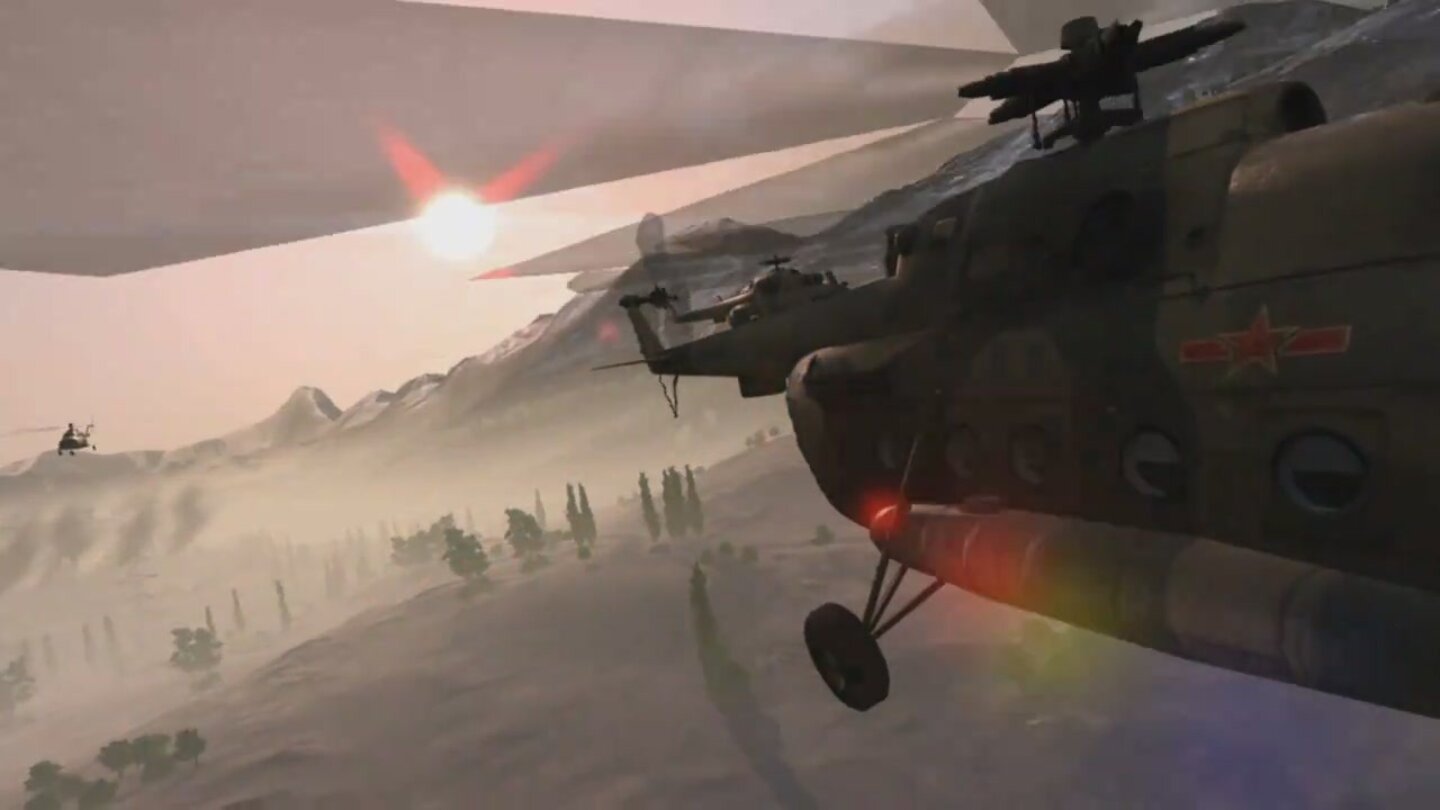 Operation Flashpoint: Red RiverScreenshots aus dem erste Ingame-Trailer.