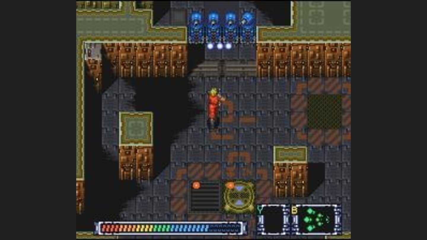 The spread weapon hits all these turrets at once