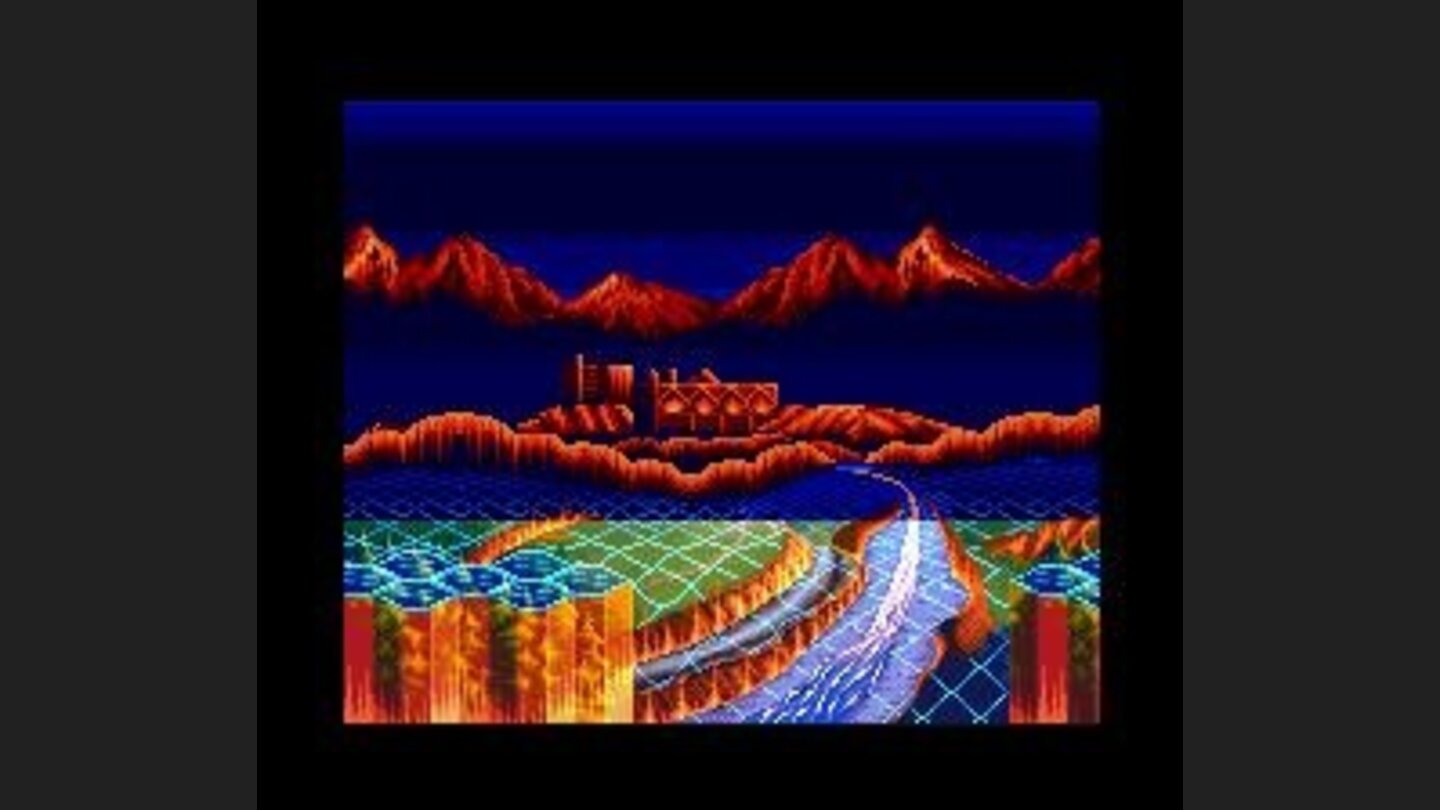 Two dimensions collide in this otherwise green valley