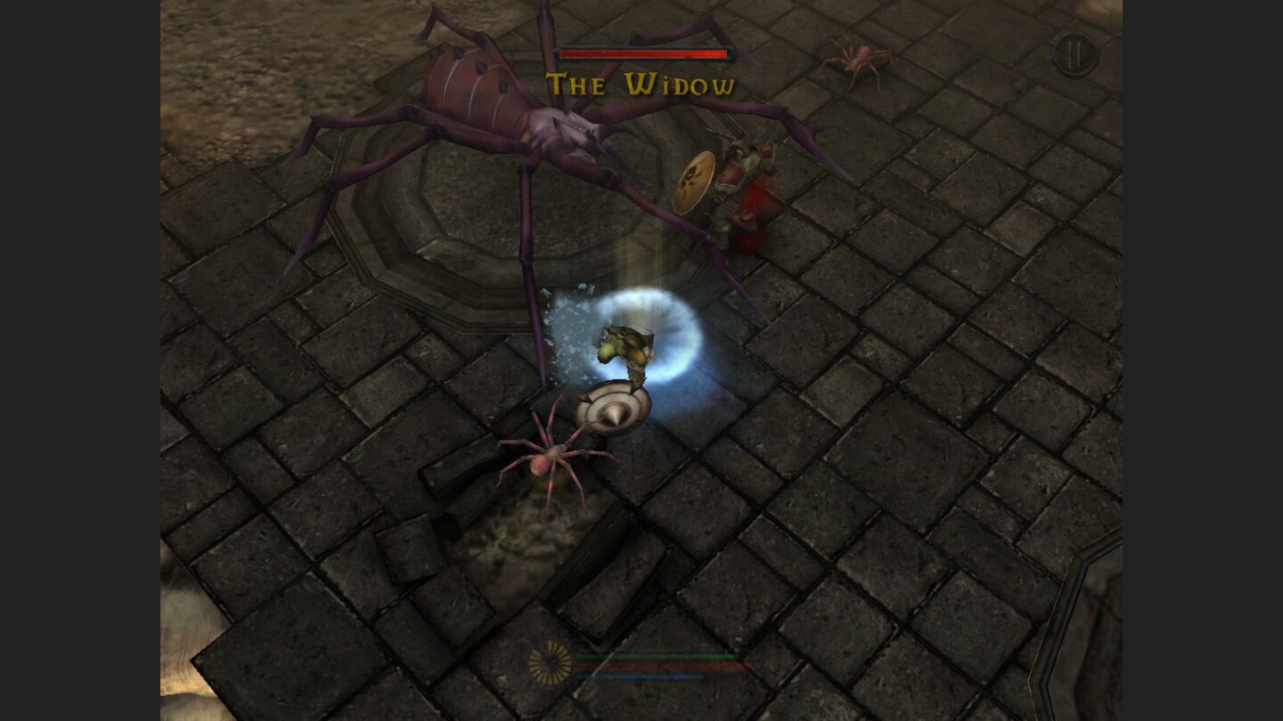 Orc: VengeanceBosskämpfe wie gegen die Witwe bringen Abwechslung.