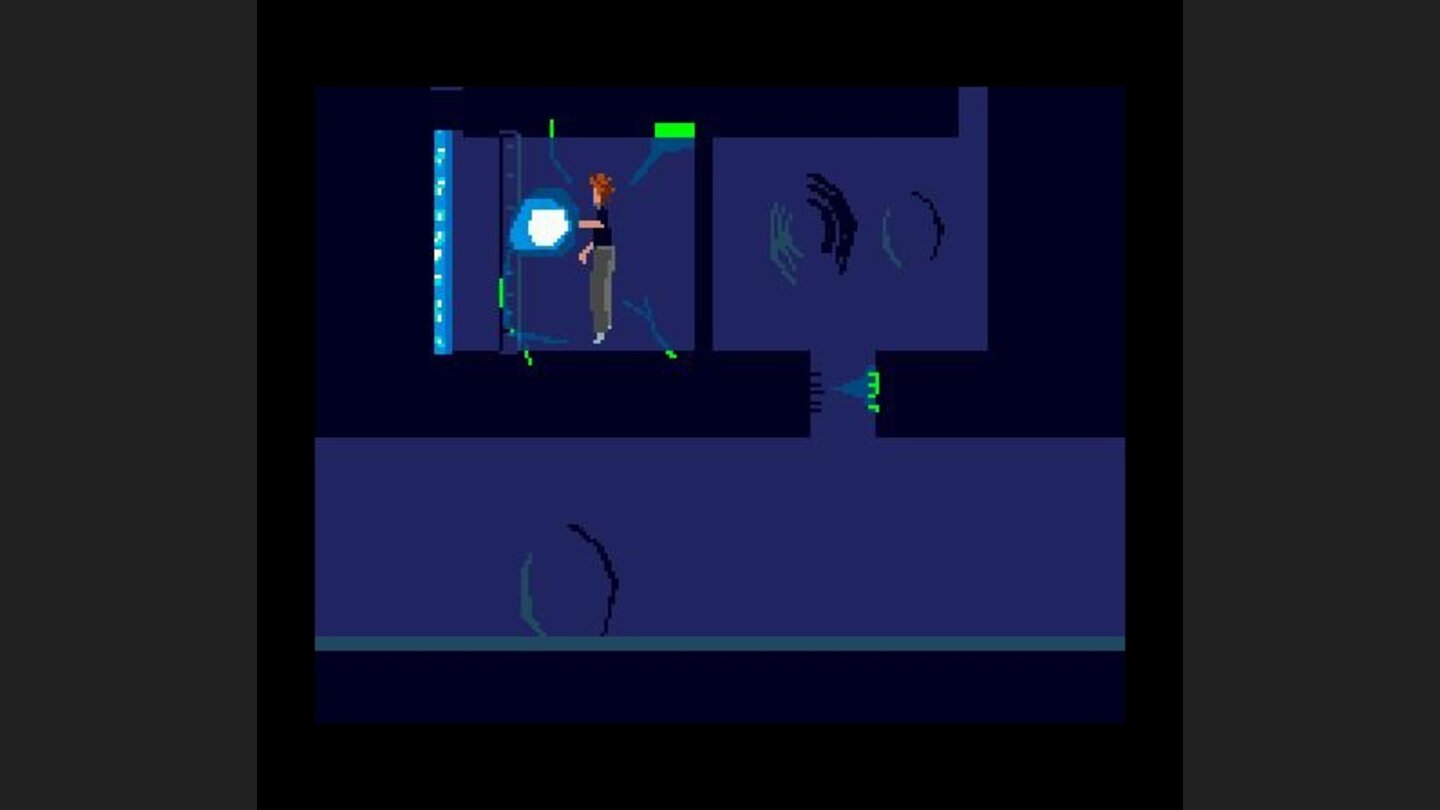 Lester finally locates a recharging unit for his weapon.