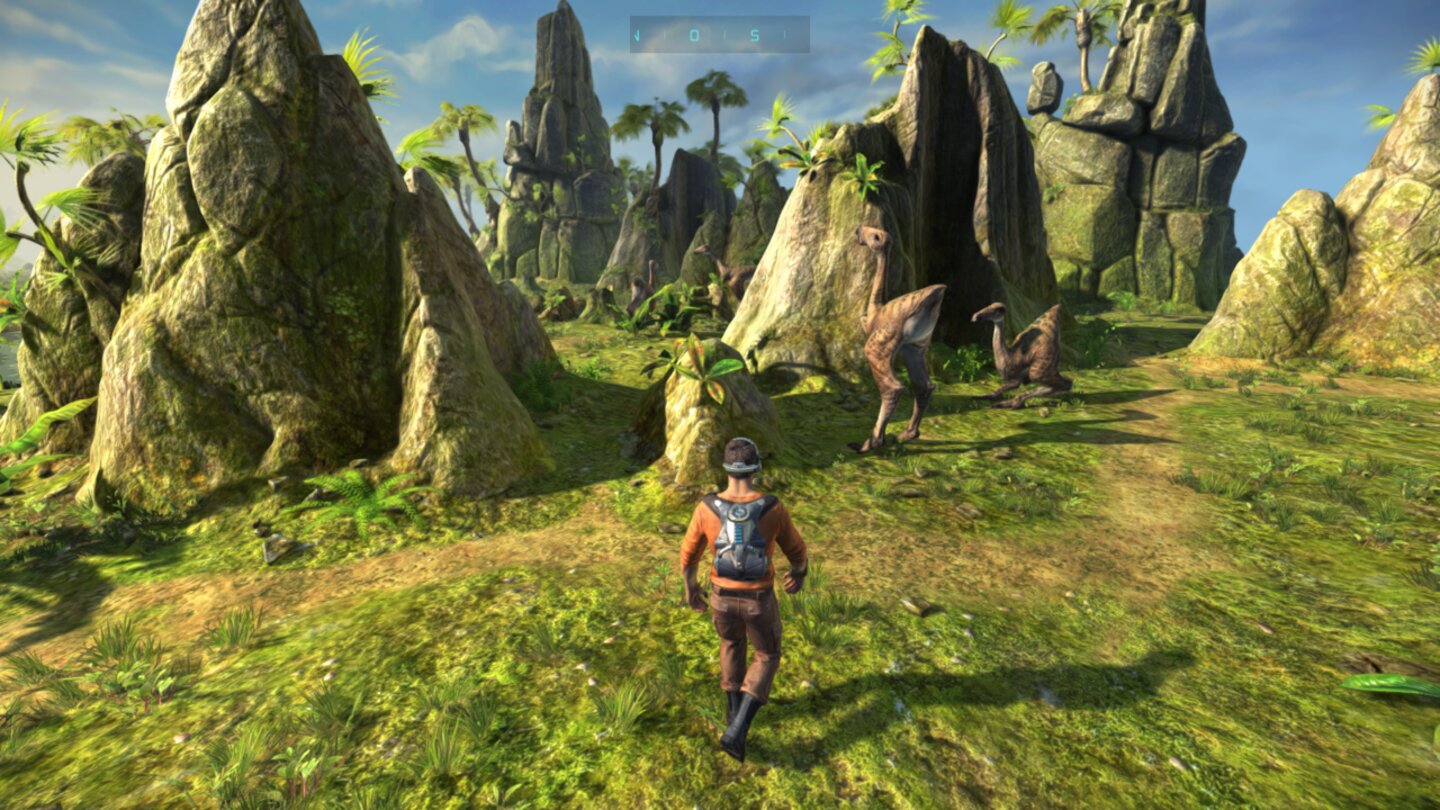 Outcast: Second ContactNicht alle Kreaturen sind uns feindlich gesinnt. Die niedlichen Twôn-Hâ lassen uns sogar auf sich reiten.