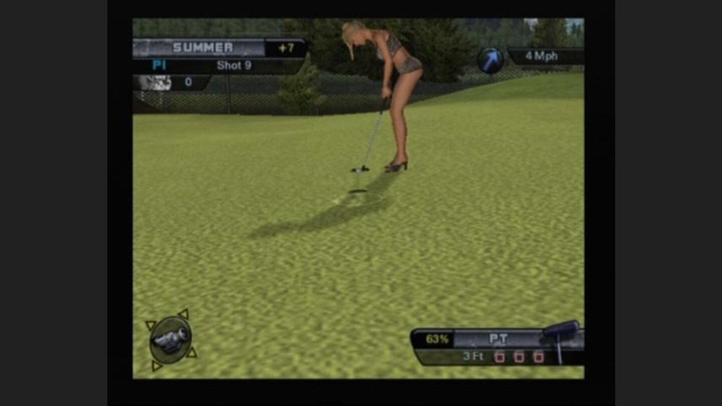 Better not miss this, nine bad shots was embarrassing enough